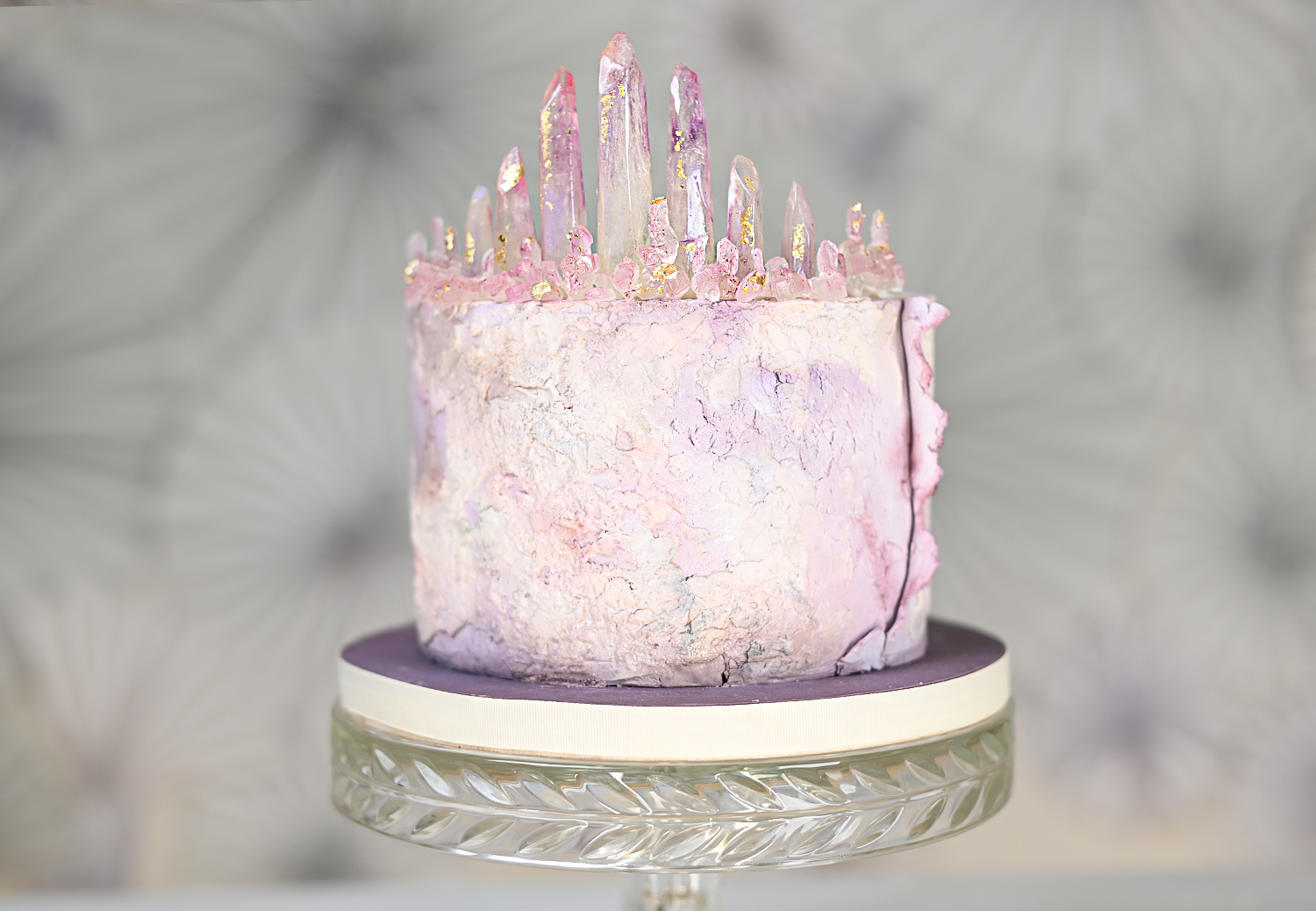 Cake Dec Original Pink Crystals 